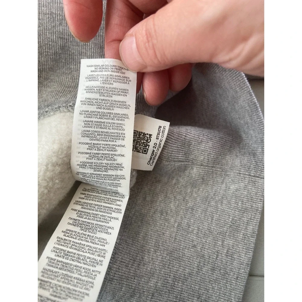 Stanley Stella PlayStation Grey Organic Cotton Sweatshirt Katakana Logo XXL